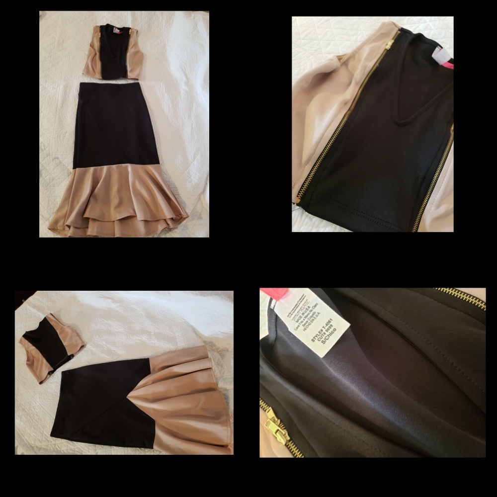 Skirt and top set